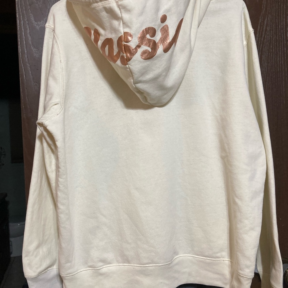 Disney Mickey Mouse Hoodie Sweatshirt youth  XL cream Rose Gold. - Picture 2 of 8